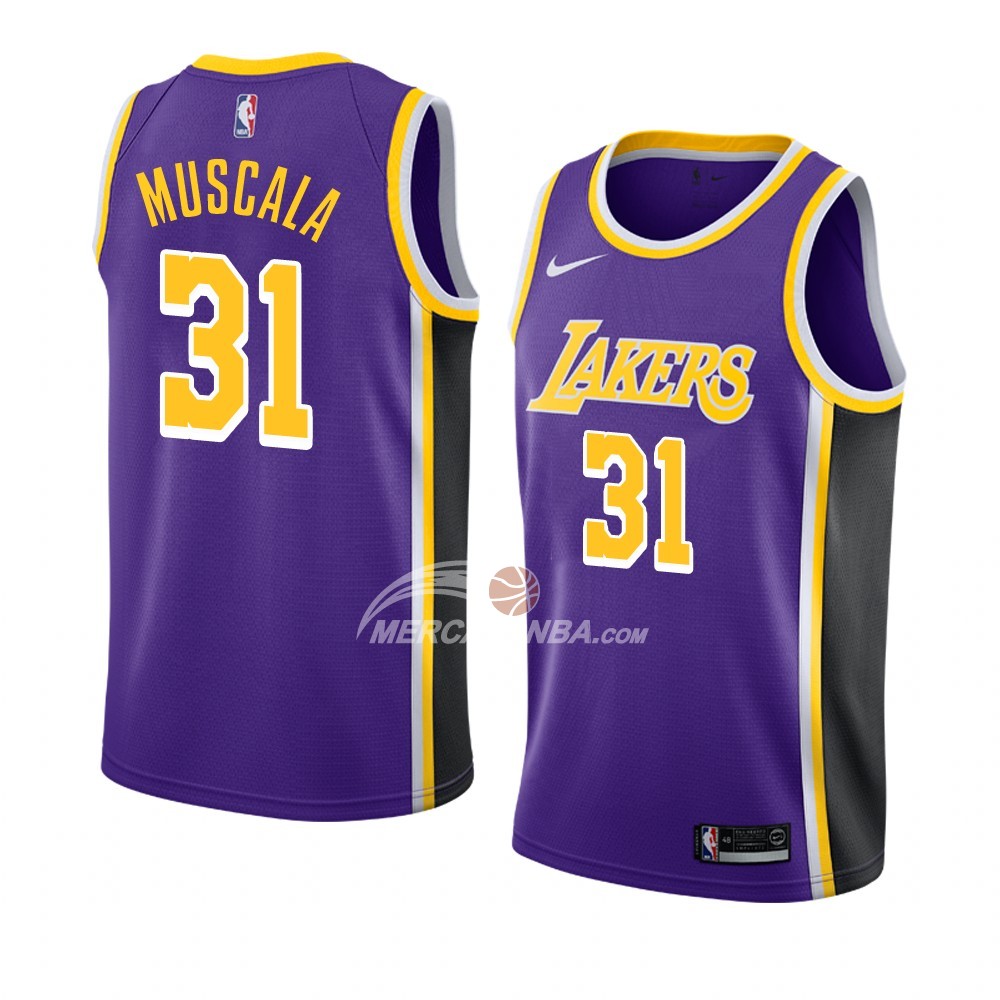 Maglia Los Angeles Lakers Mike Muscala Statement 2018-19 Viola